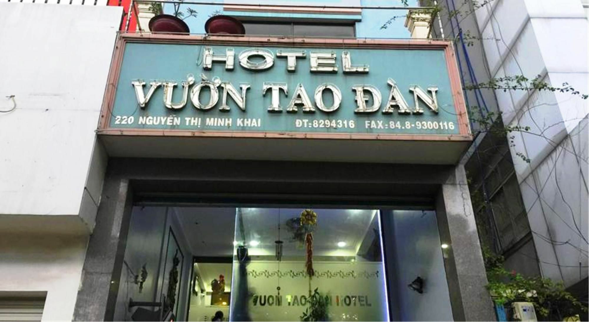 Vuon Tao Dan Hotel Ho Chi Minh Zewnętrze zdjęcie